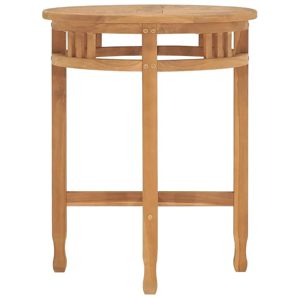 Aibecy Bistro Table ?23.6x23.6 Solid Teak Wood