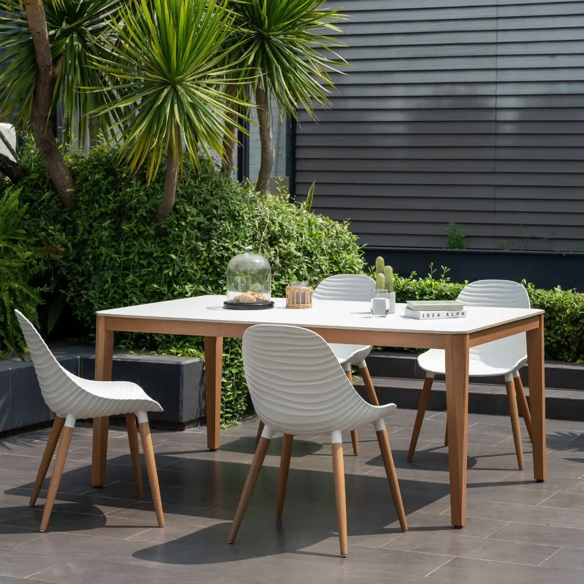 Amazonia Matera 5-piece. 100% FSC Certified Wood. Outdoor Patio Dining Set