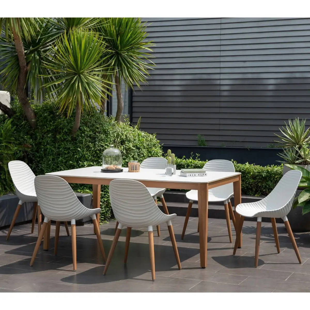 Amazonia Matera 7-piece. 100% FSC Certified Wood. Outdoor Patio Dining Set