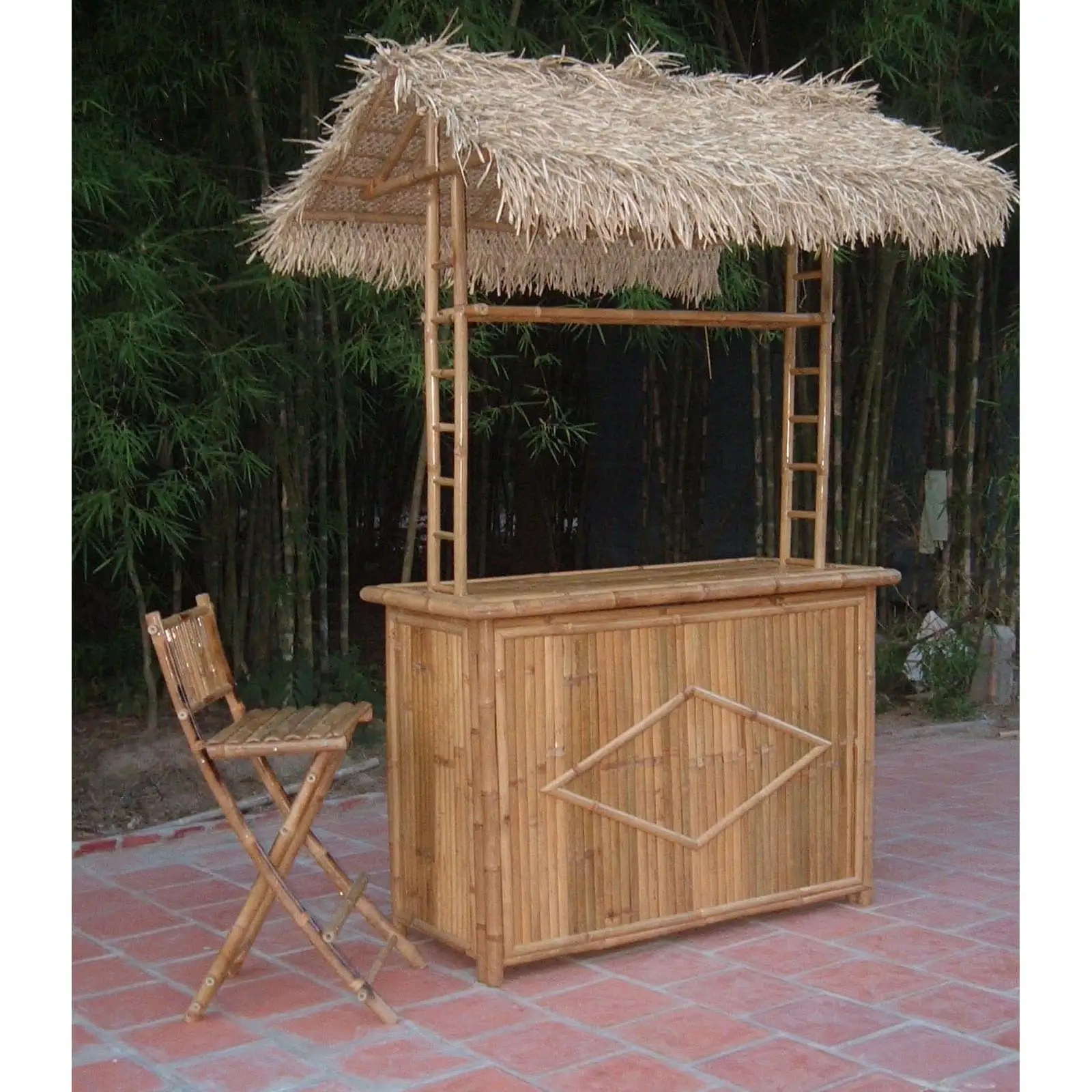 Bamboo54 Bamboo 54 3-Piece Tiki Bar Set