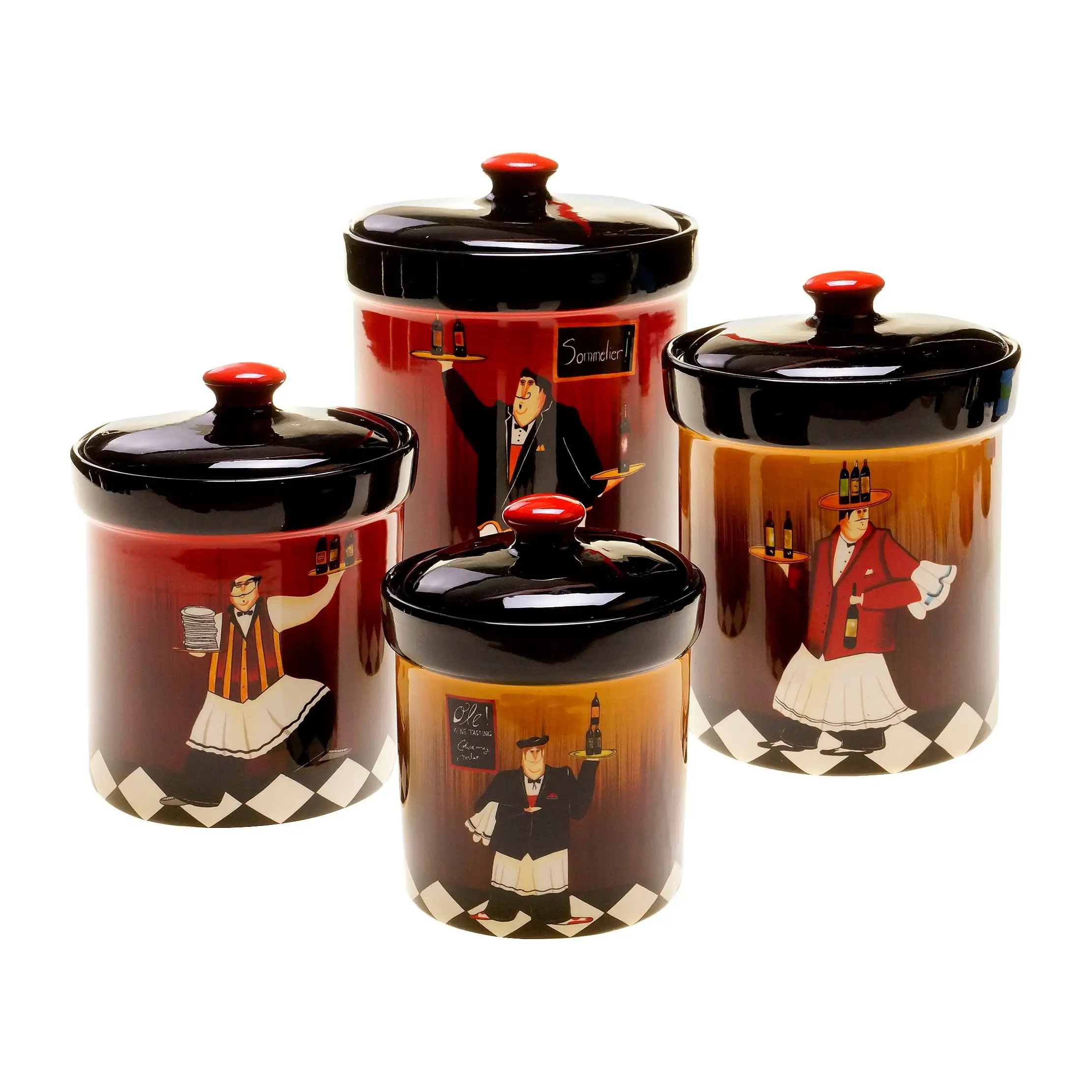 Bistro Canisters - Set of 4