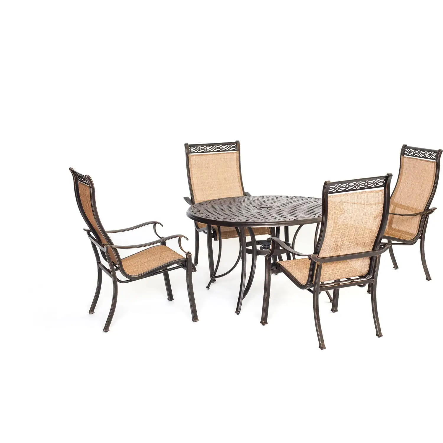 Cambridge Outdoor Legacy 5-Piece Dining Set. Tan