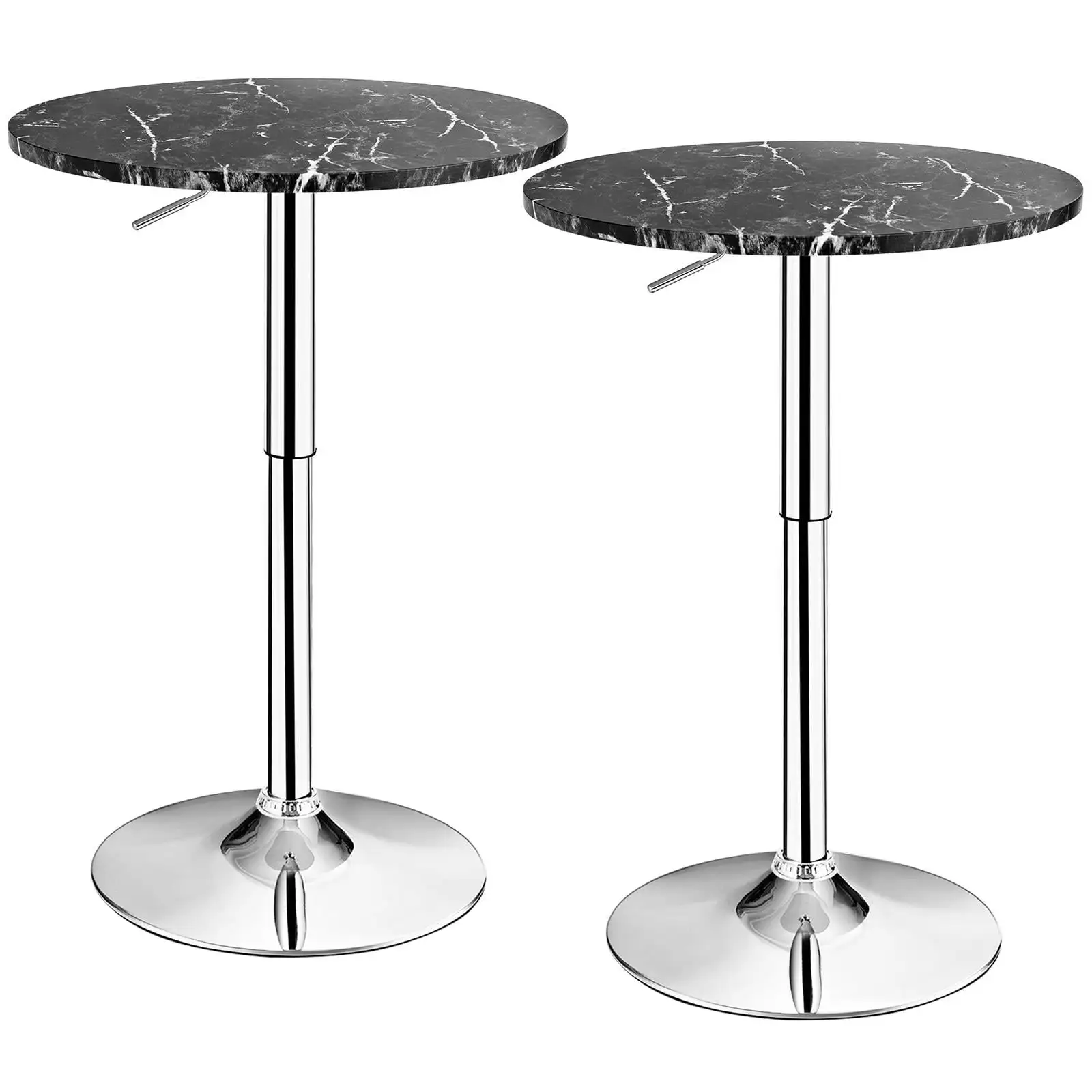 Giantex Round Bar & Pub Table. Height Adjustable Bistro Table w/Faux Marble Top. 360?? Swivel Cocktail Table