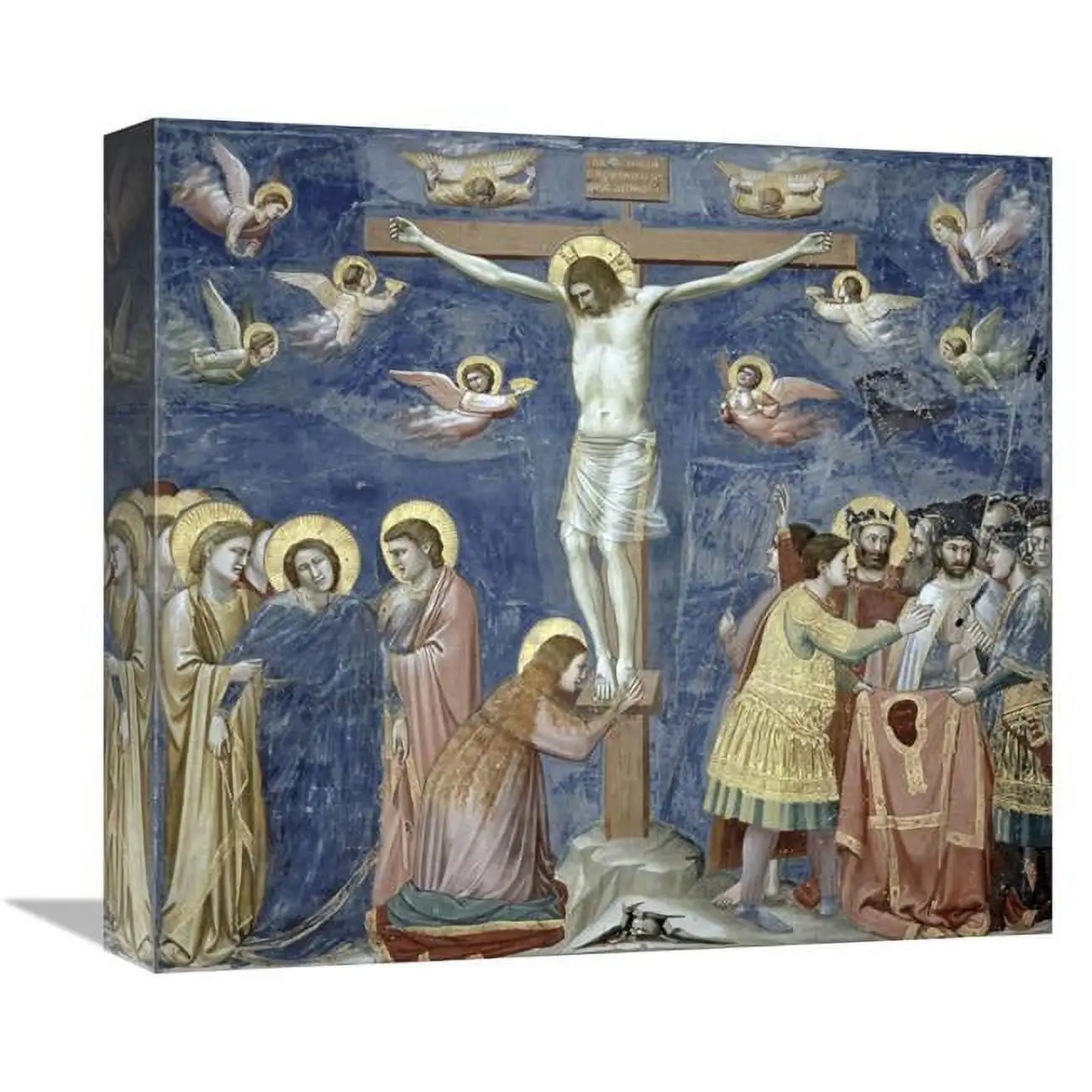 Global Gallery GCS-277700-16-142 16 in. Crucifixion Art Print - Giotto