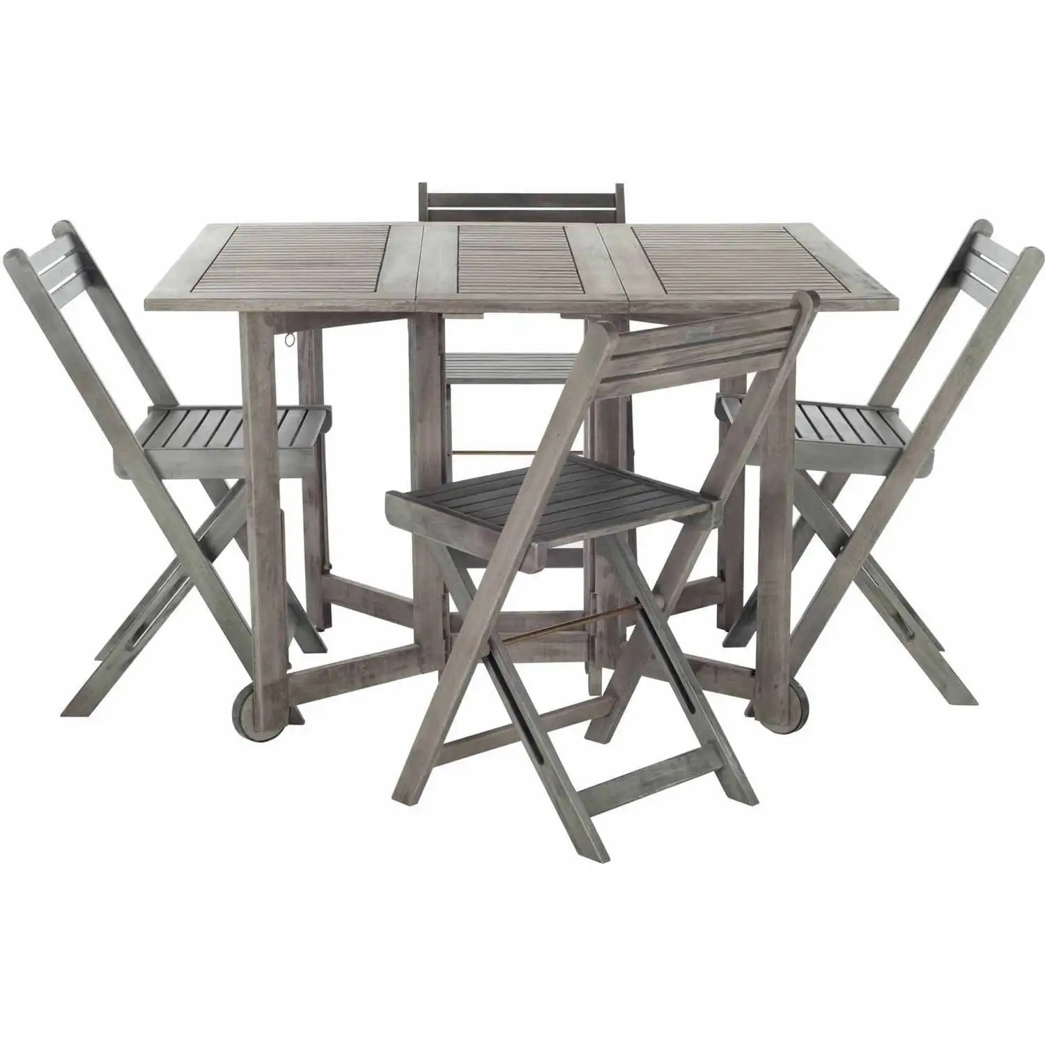 Safavieh Arvin Outdoor Table with 4 Chairs. Grey Wash