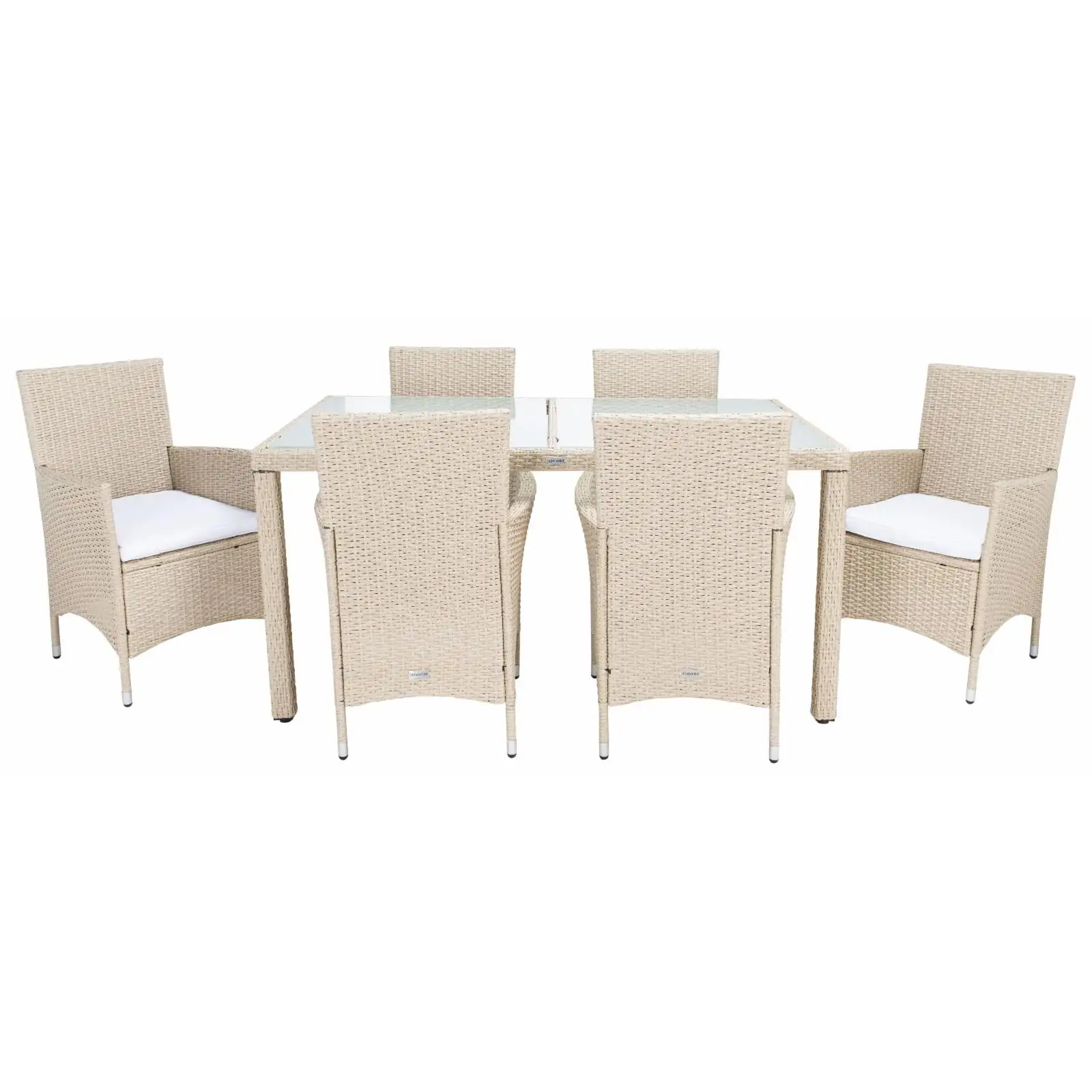 Safavieh Outdoor Jolin 7 Piece Dining Set