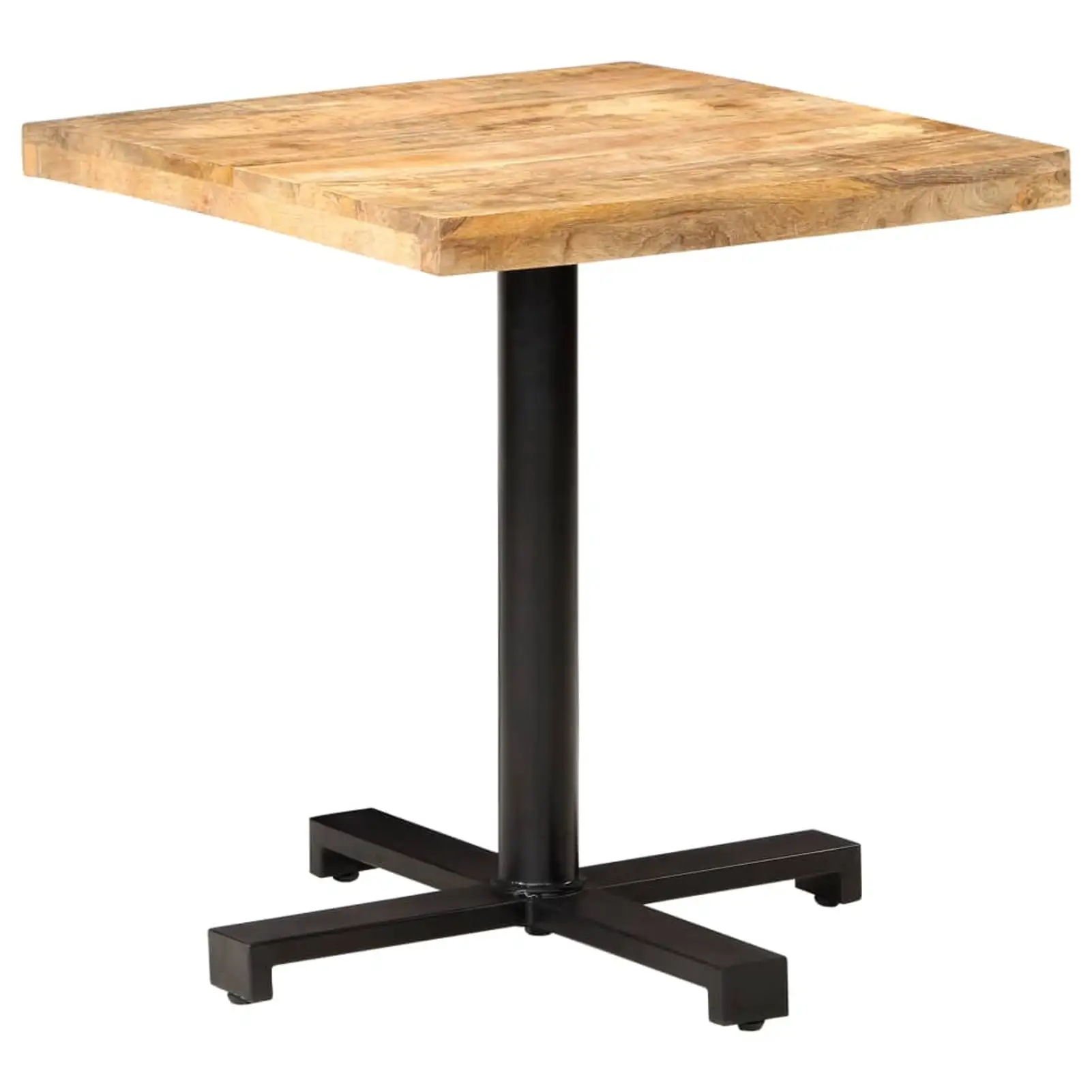 Walmeck Bistro Table 27.6x27.6x29.5 Rough Mango Wood