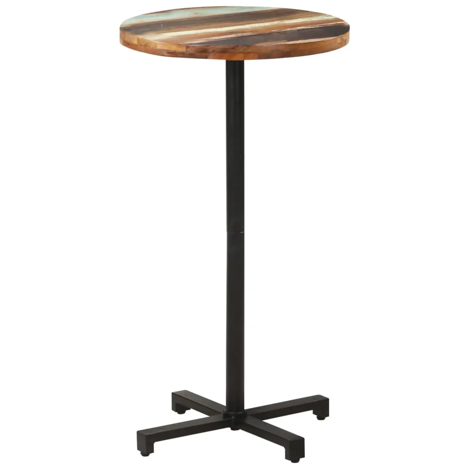 Walmeck Bistro Table Round ?23.6x43.3 Solid Reclaimed Wood