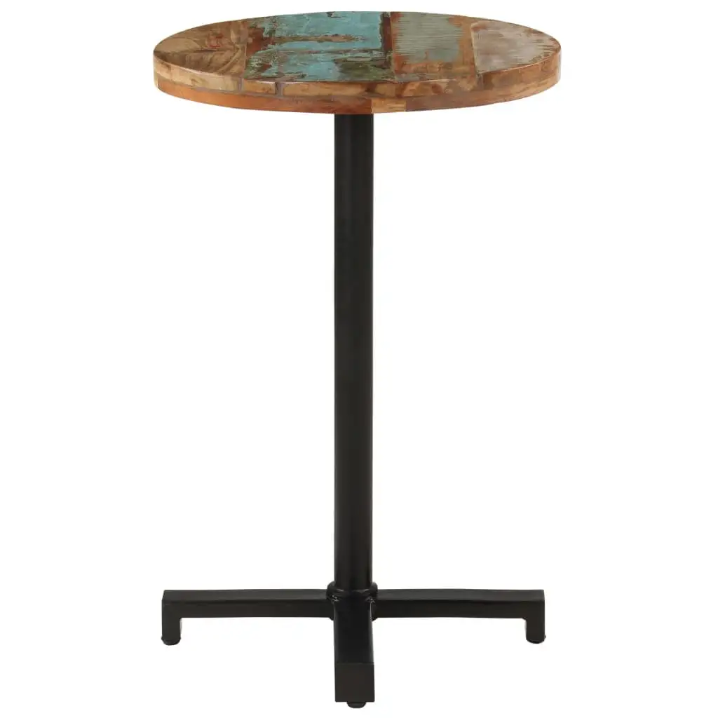 vidaXL Bistro Table Round Ø19.7x29.5 Solid Reclaimed Wood