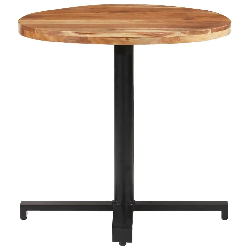 vidaXL Bistro Table Round Ø31.5x29.5 Solid Acacia Wood